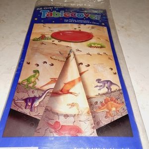 Dinosaur Tablecloth Tablecover Birthday Party Decor